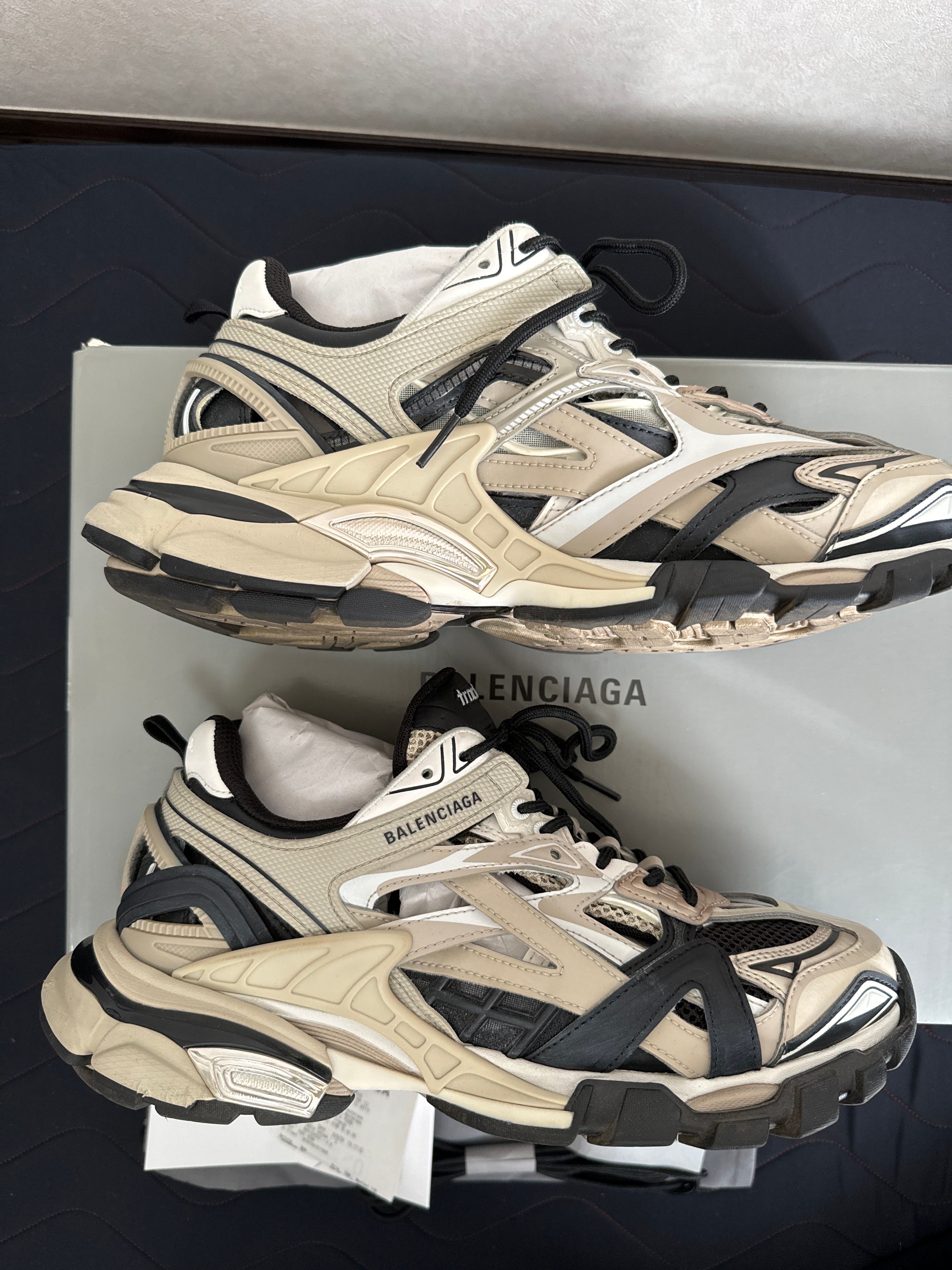 BALENCIAGA Track Sneaker "Beige/Black"