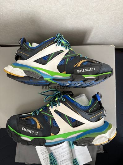 Balenciaga Track Trainers "Green White Blue"