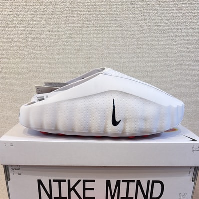 Nike Mind 001 Mules "White/Speed Red"