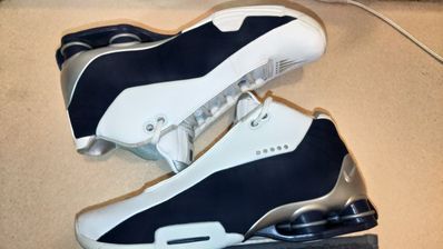 Nike Shox BB4 "White/Silver/Navy"