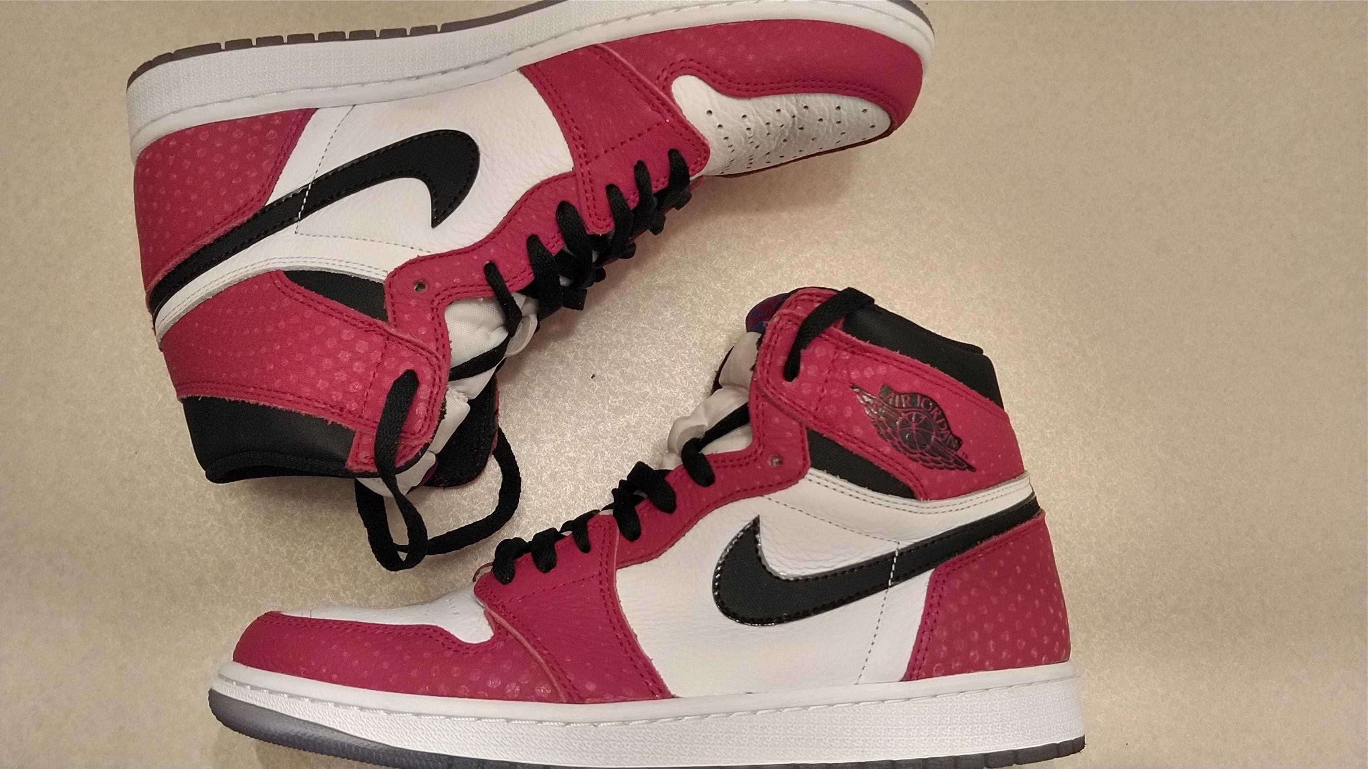 Spiderman × Nike Air Jordan 1 Origin Story "Gym Red/White/Photo Blue/Black"