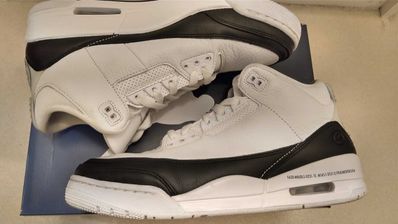 Fragment × Nike Air Jordan 3 "White/Black"