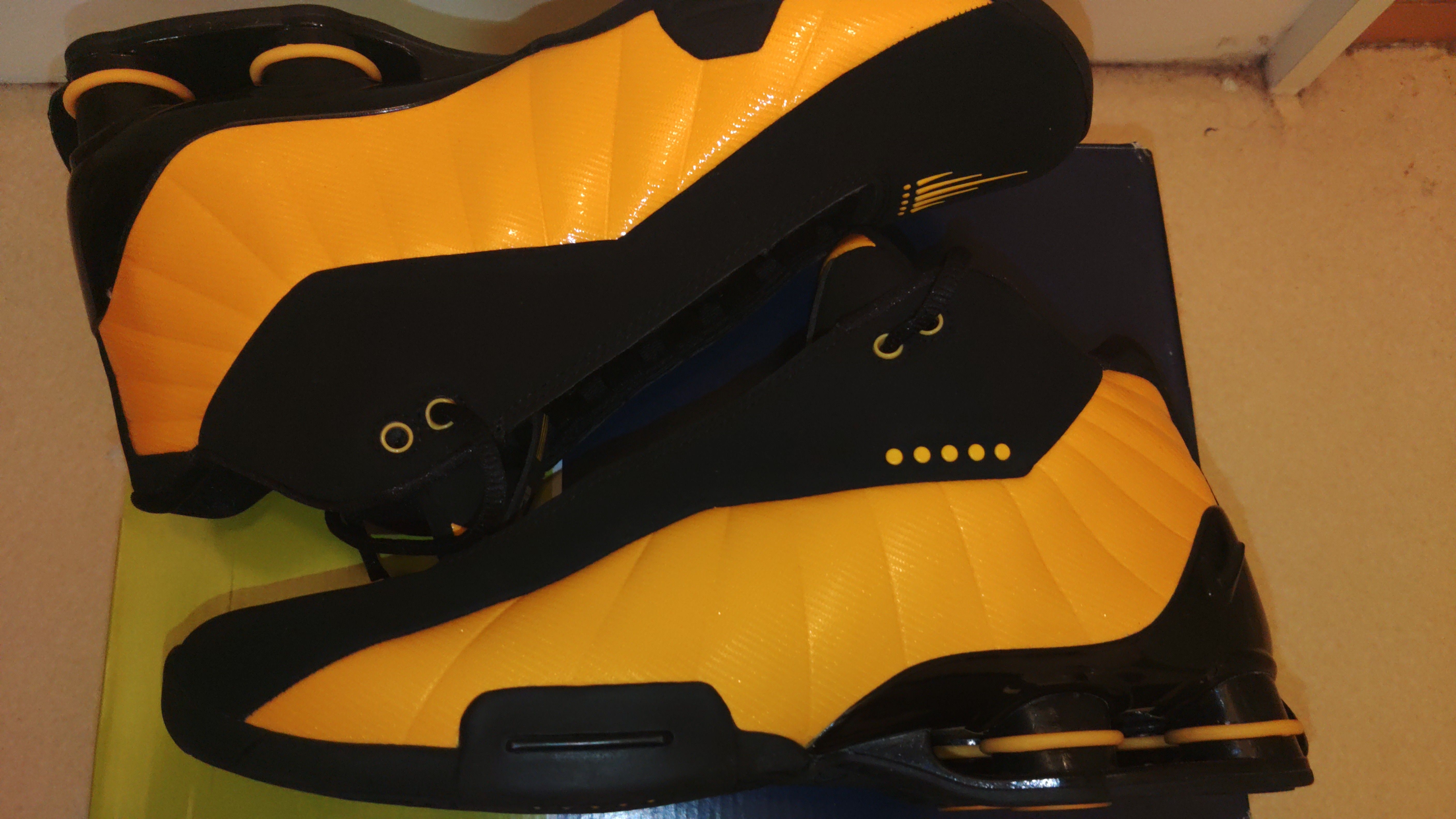 Nike Shox BB4 "Black University Gold"