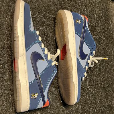 Why So Sad? × Nike SB Dunk Low "Coastal Blue/Speed Yellow-University Red"