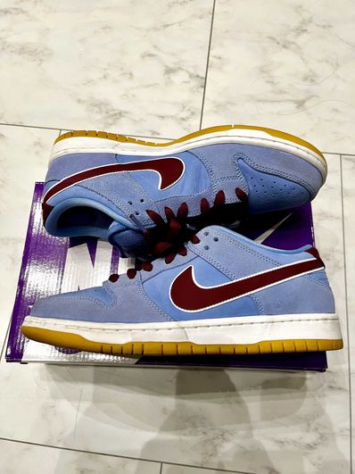Nike SB Dunk Low Pro "Philadelphia Phillies/Valor Blue and Team Maroon"