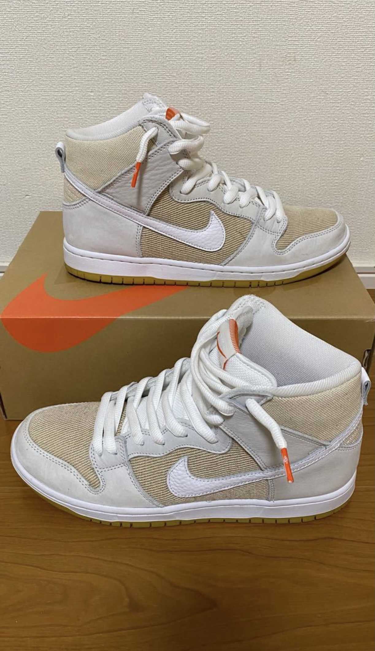 Nike SB Dunk High Pro ISO "Orange Label Unbleached Natural"