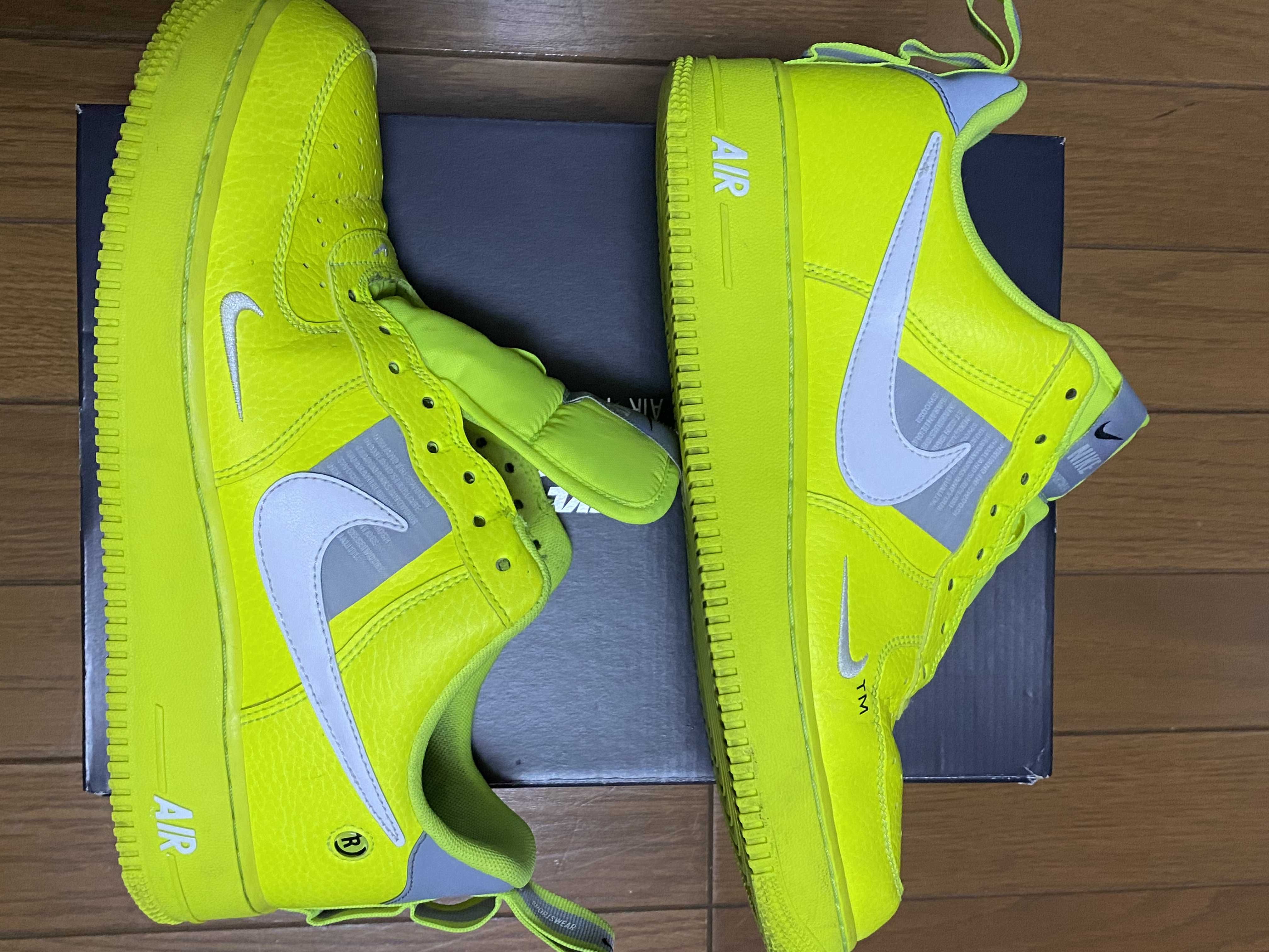 Nike Air Force 1 Low Utility "Volt/White/Black/Wolf Grey"