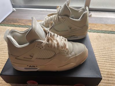 Off-White × Nike Women's Air Jordan 4 SP "Sail"