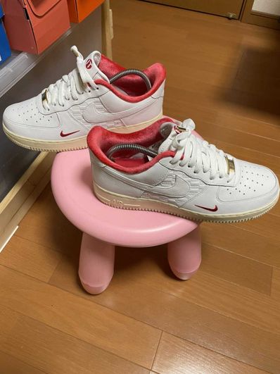 KITH × Nike Air Force 1 Low "White/Red"