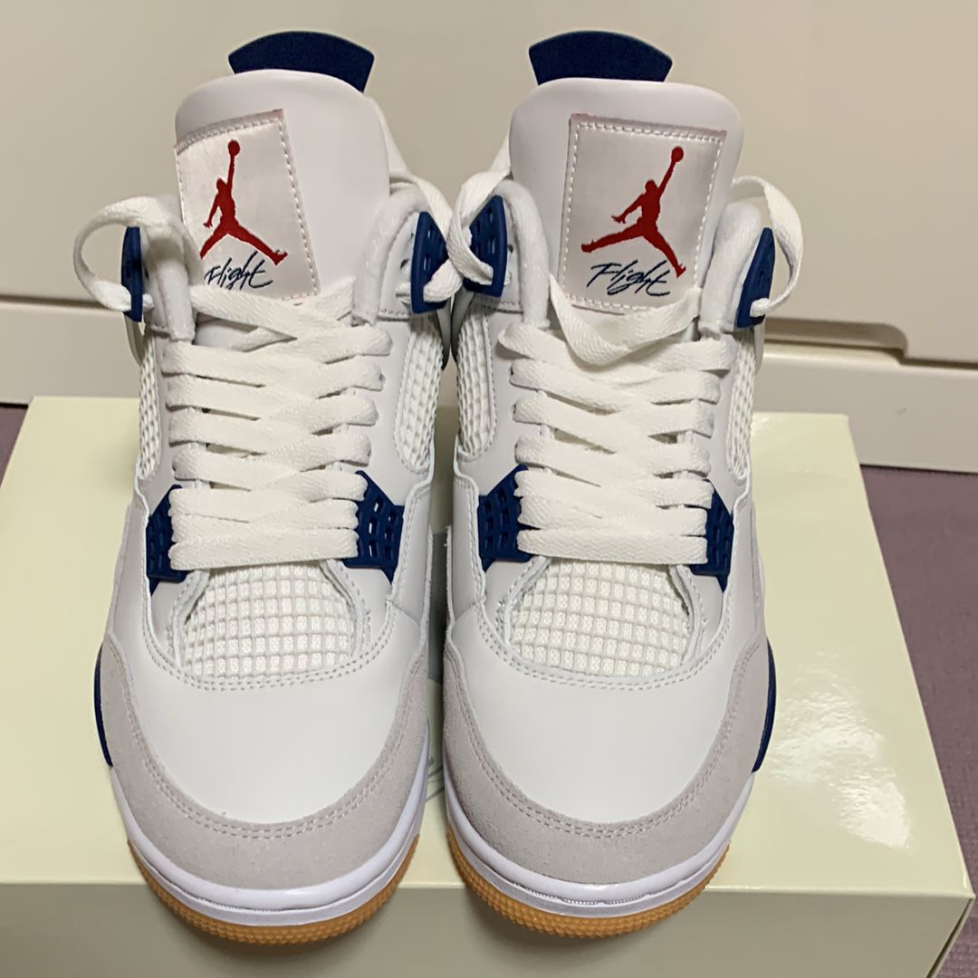 Nike SB Air Jordan 4 Retro SP "Summit White/Navy"