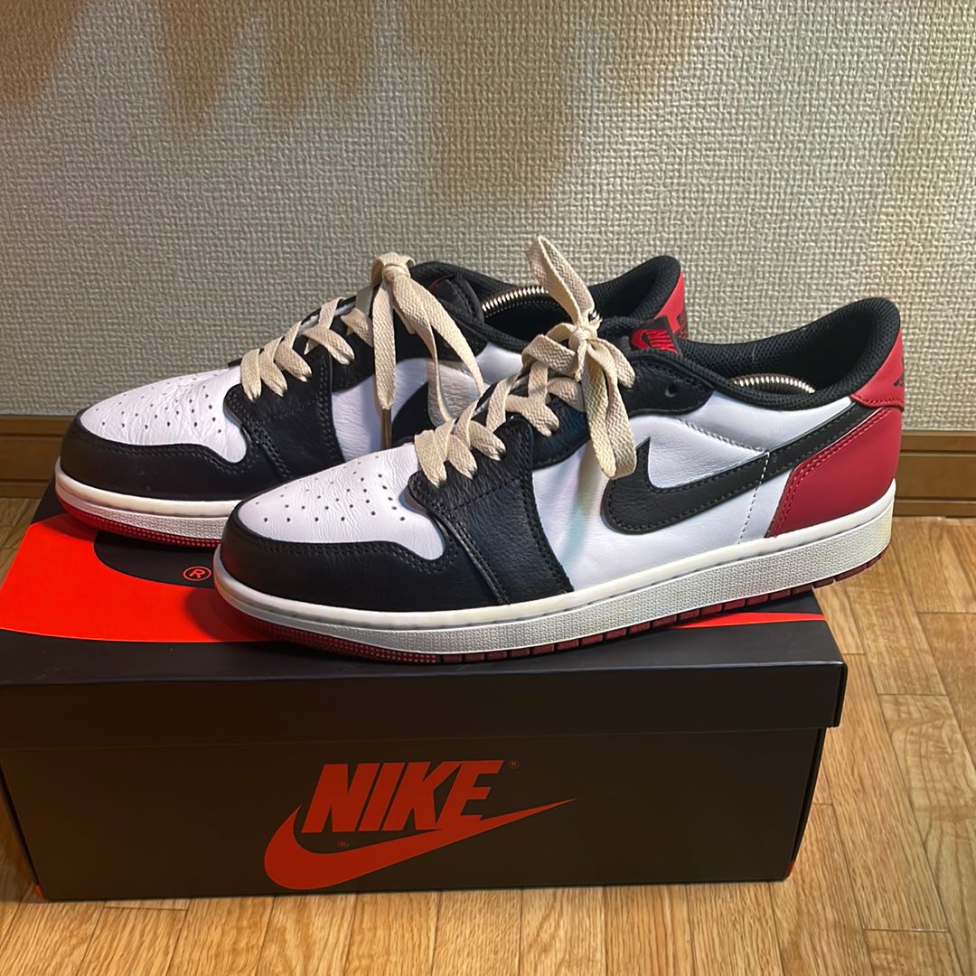 Nike Air Jordan 1 Retro Low OG "Black Toe"