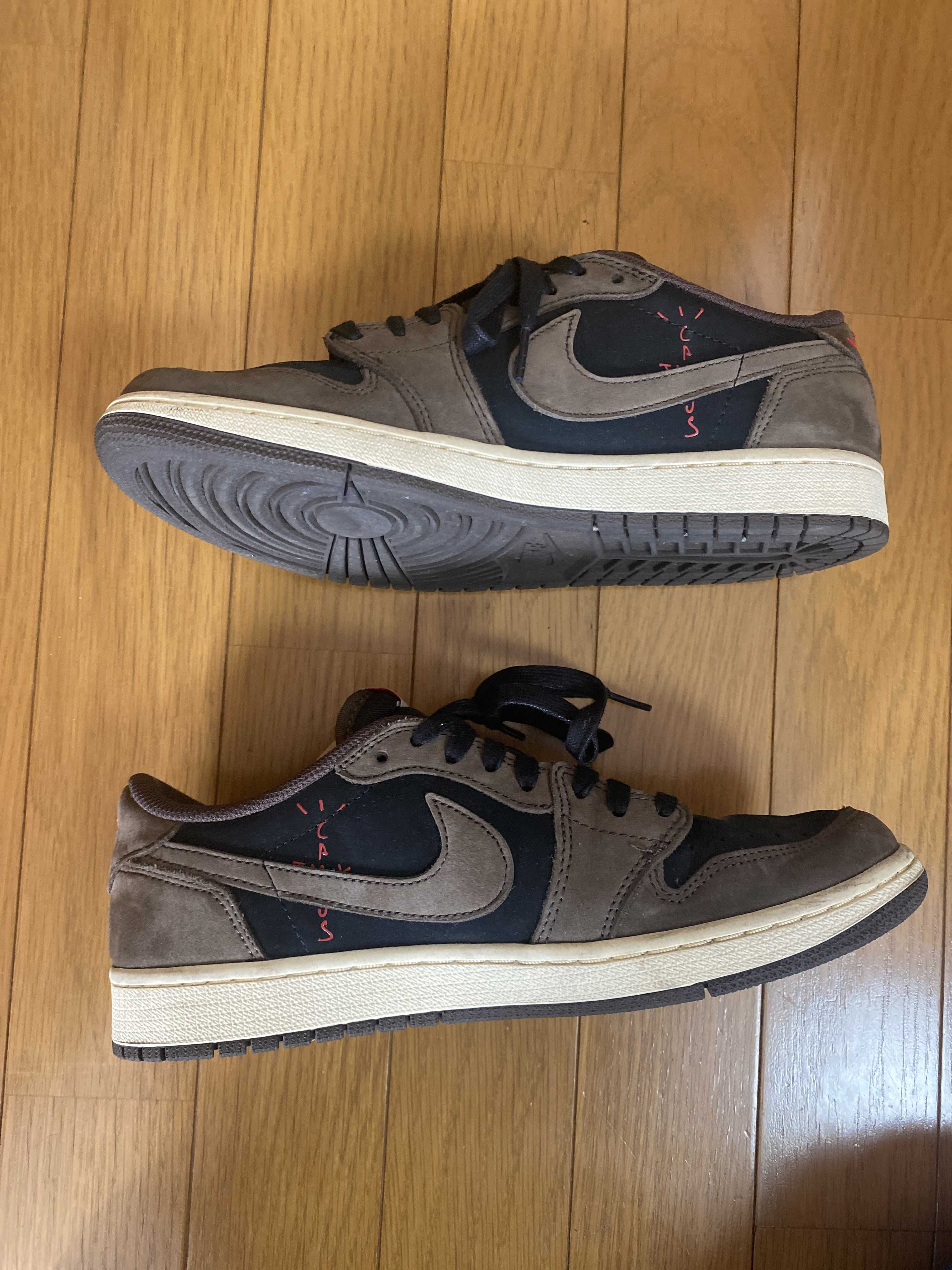 Travis Scott × Nike Air Jordan 1 Low OG SP-T "Black/Dark Mocha"