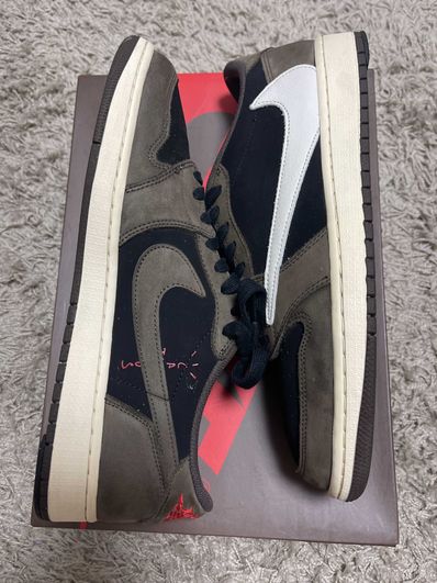 Travis Scott × Nike Air Jordan 1 Low OG SP-T "Black/Dark Mocha"