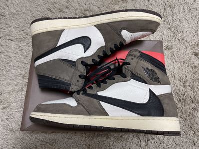 Travis Scott × Nike Air Jordan 1 Retro High OG TS SP "Sail/Dark Mocha"
