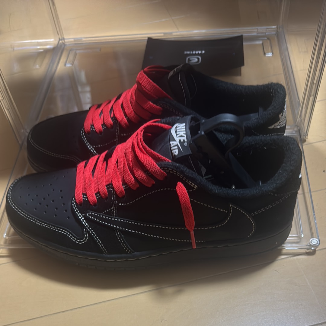 Travis Scott × Nike Air Jordan 1 Low OG SP "Black Phantom"