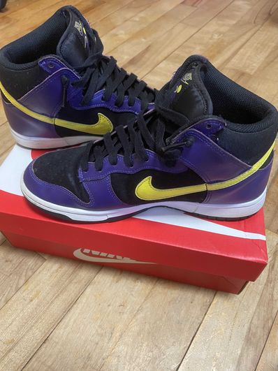 Nike Dunk High EMB "Lakers"
