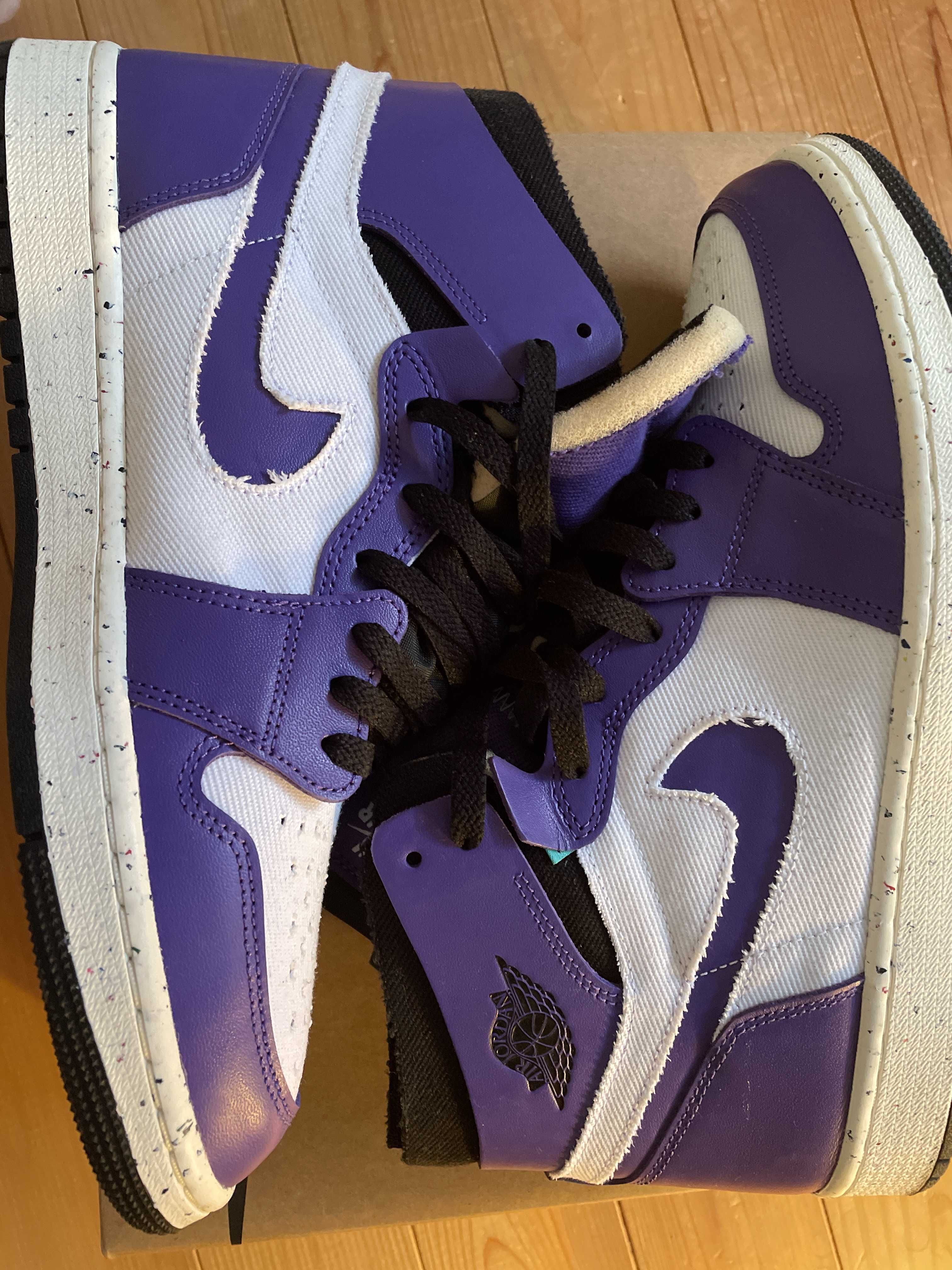 Nike Air Jordan 1 High Zoom Comfort "Purple/White/Black"