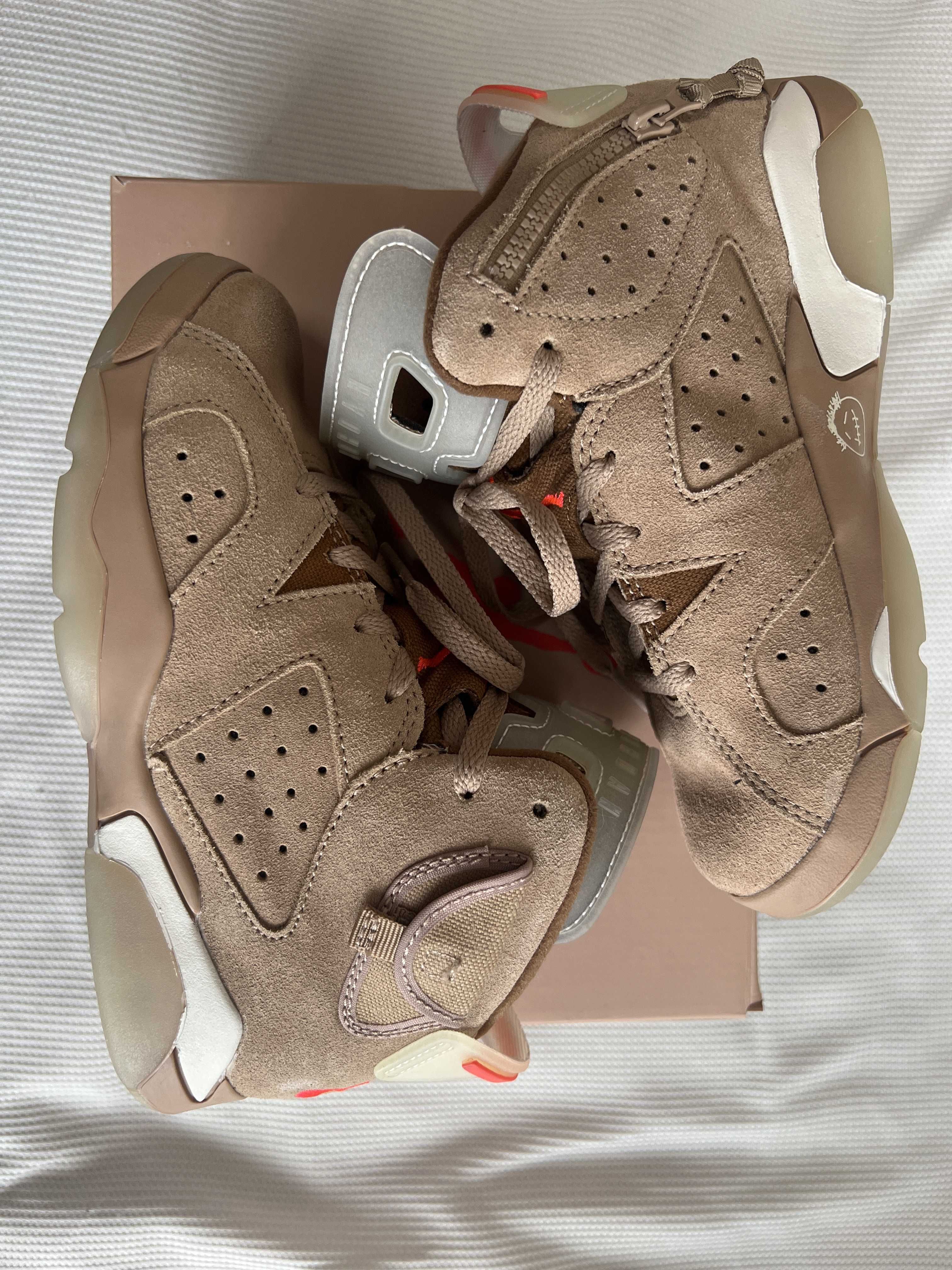 Travis Scott  × Nike PS Air Jordan 6 "British Khaki"
