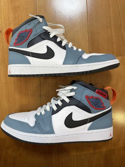 FACETASM × Nike Air Jordan 1 Mid "White/Navy"