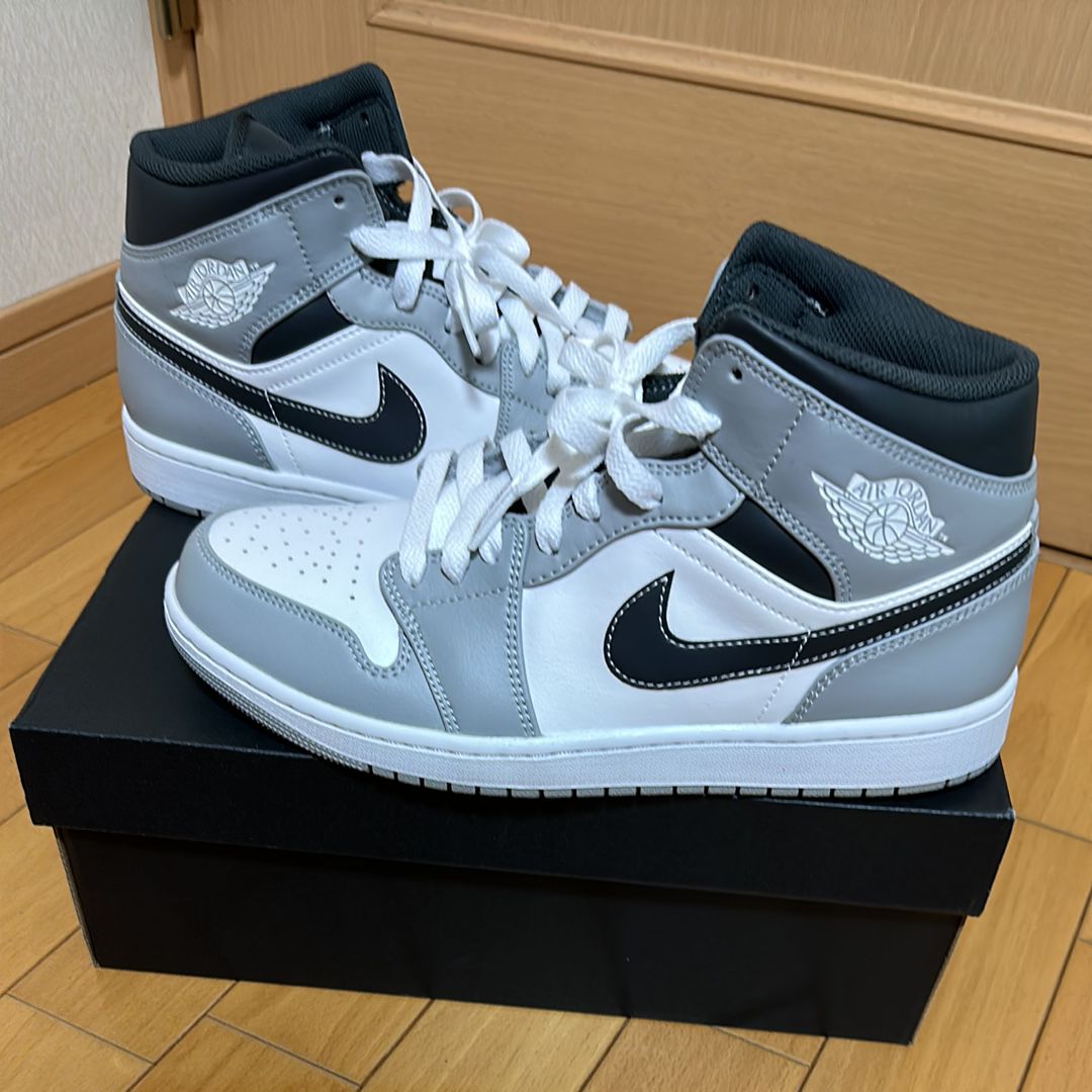 Nike Air Jordan 1 Mid "Grey White/Anthracite"