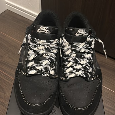 Travis Scott × Nike Air Jordan 1 Low OG SP "Black Phantom"