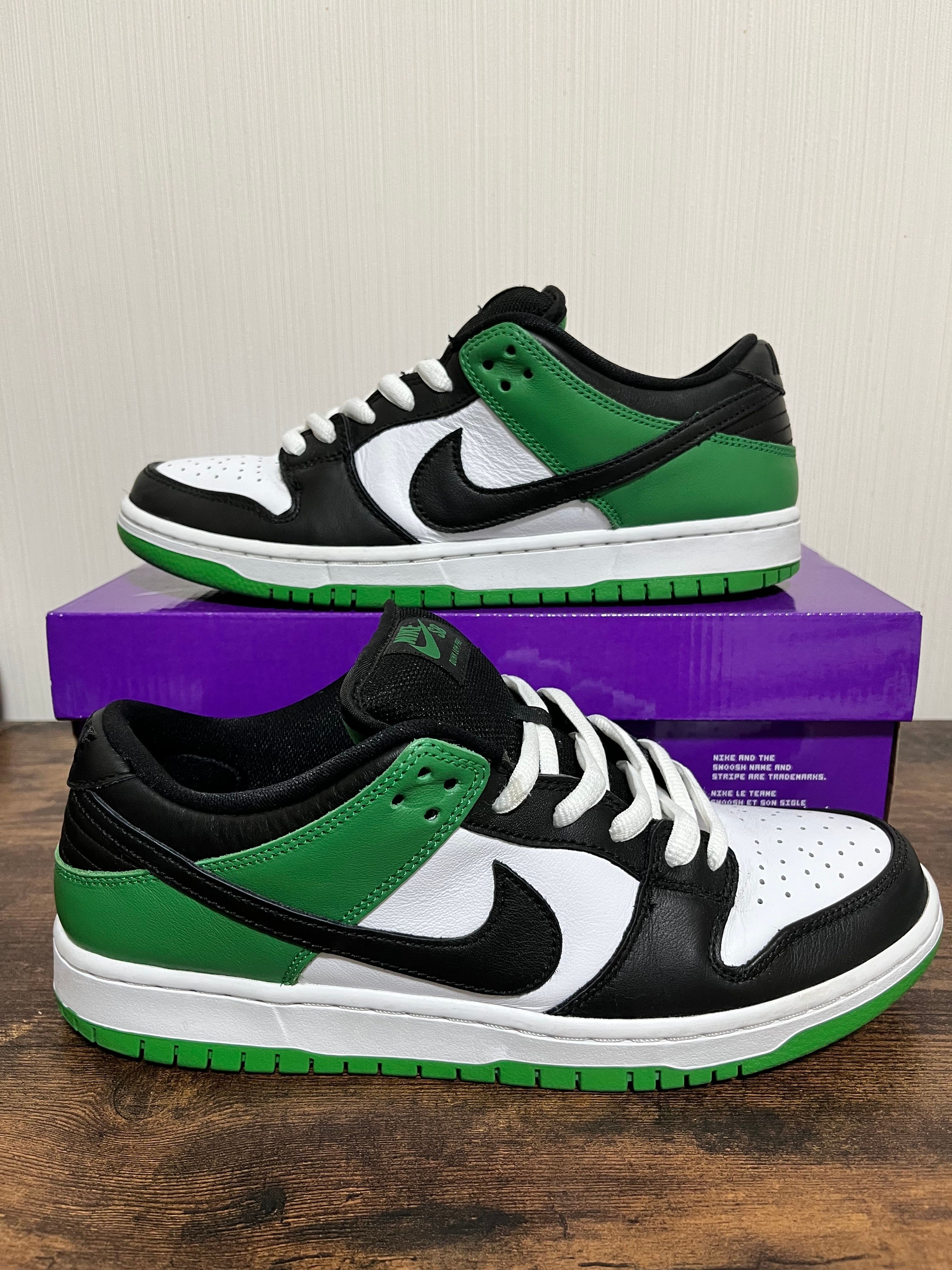 Nike SB Dunk Low Pro "Black and Classic Green"