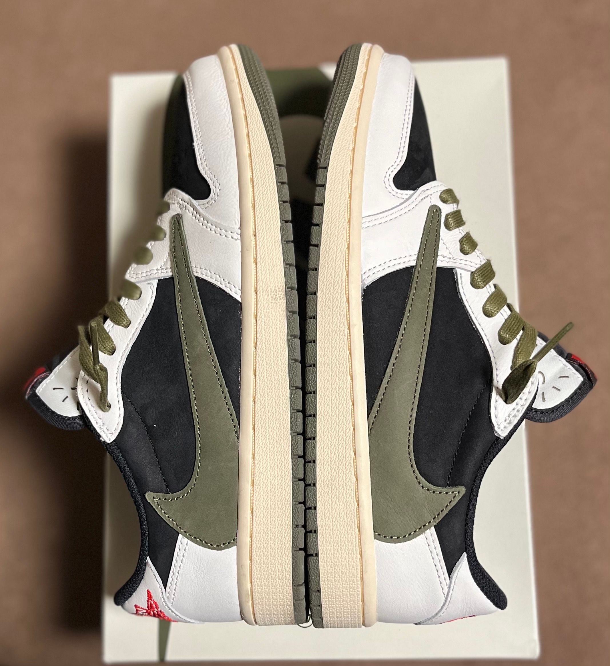 Travis Scott × Nike Women's Air Jordan 1 Low OG "Medium Olive"