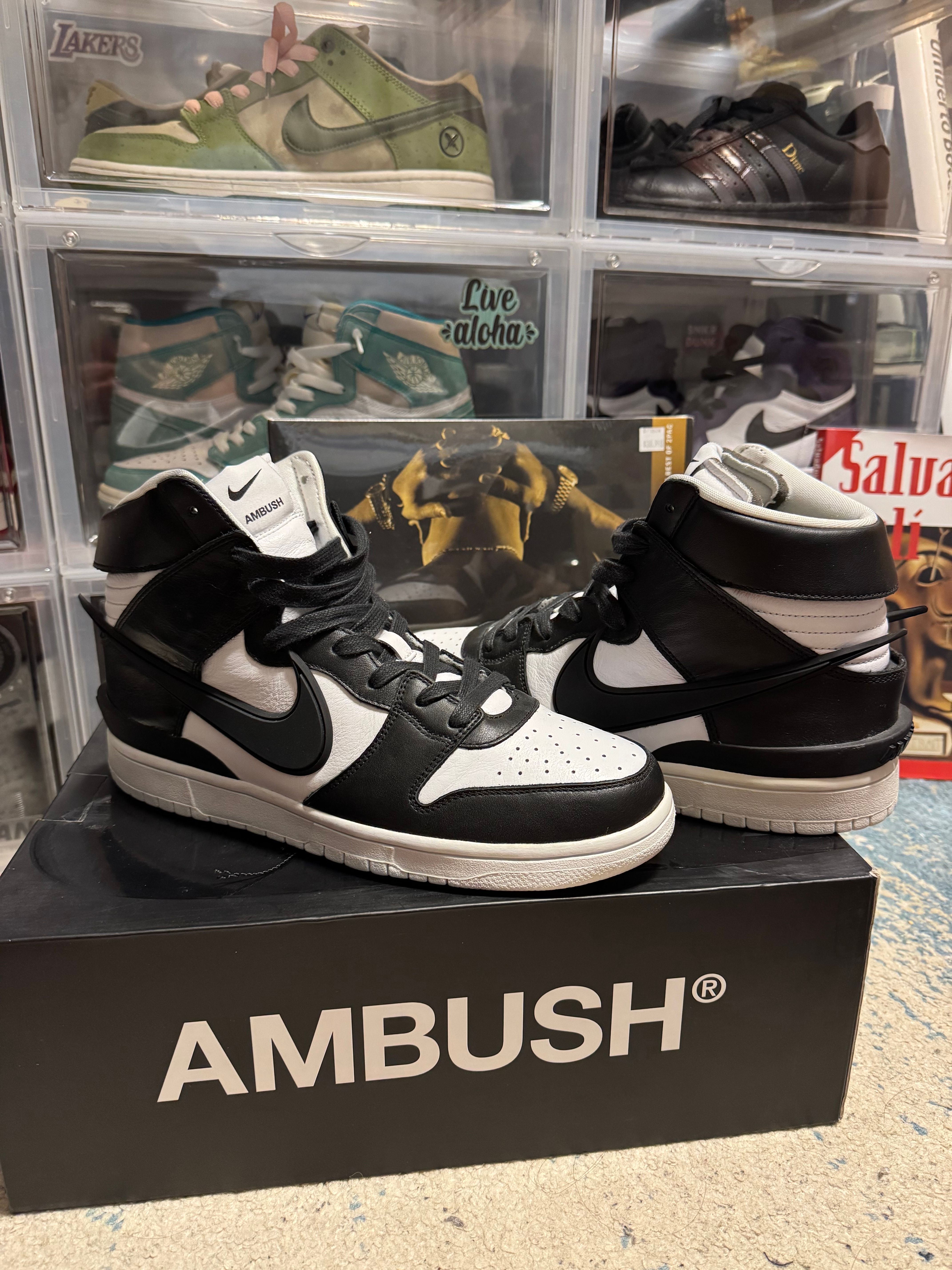 AMBUSH × Nike Dunk High "Black"