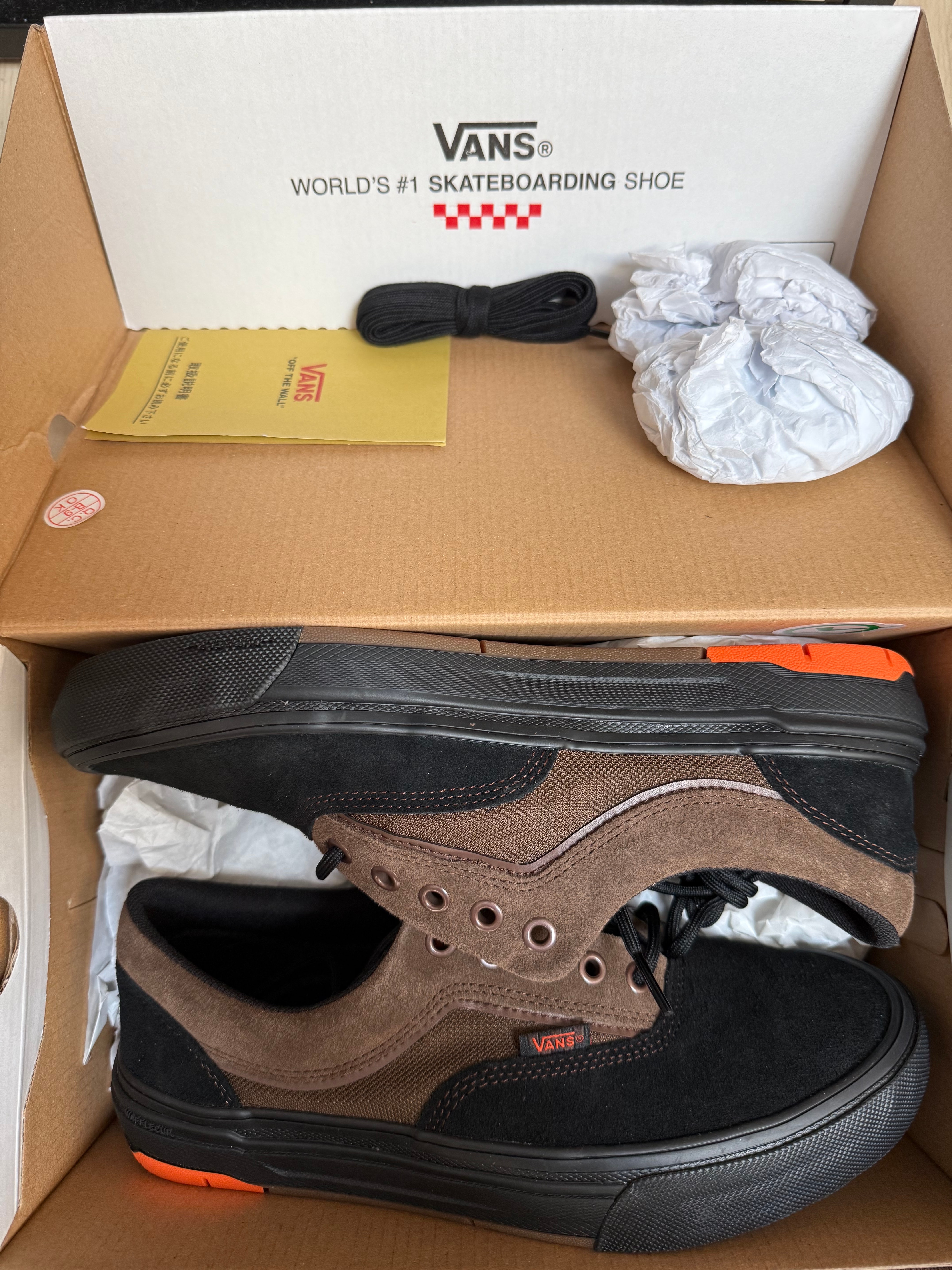 バンズ スケート エラ ワッフルカップ "ブラック/ブラウン"