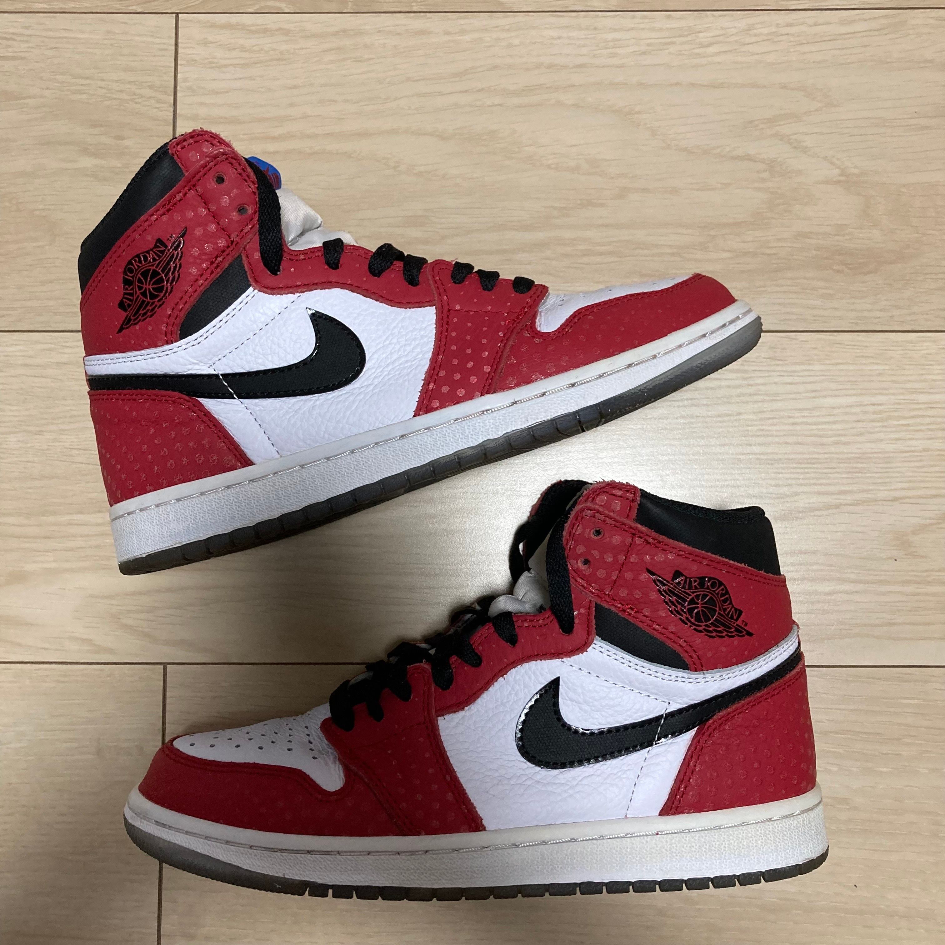 Spiderman × Nike Air Jordan 1 Origin Story "Gym Red/White/Photo Blue/Black"
