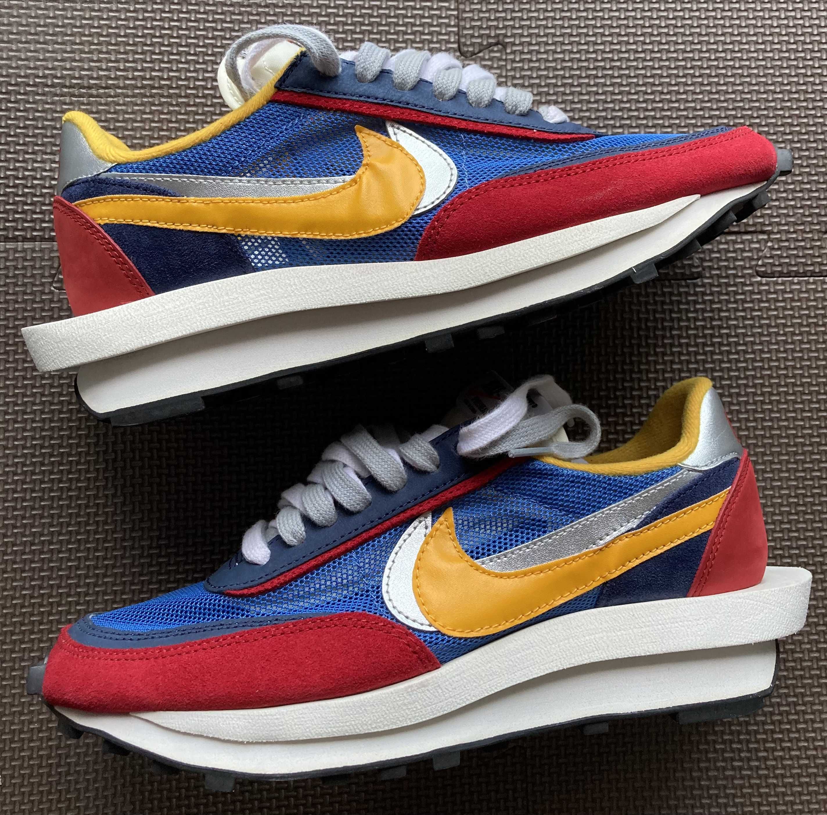 sacai × Nike LDV Waffle "Red/Blue"