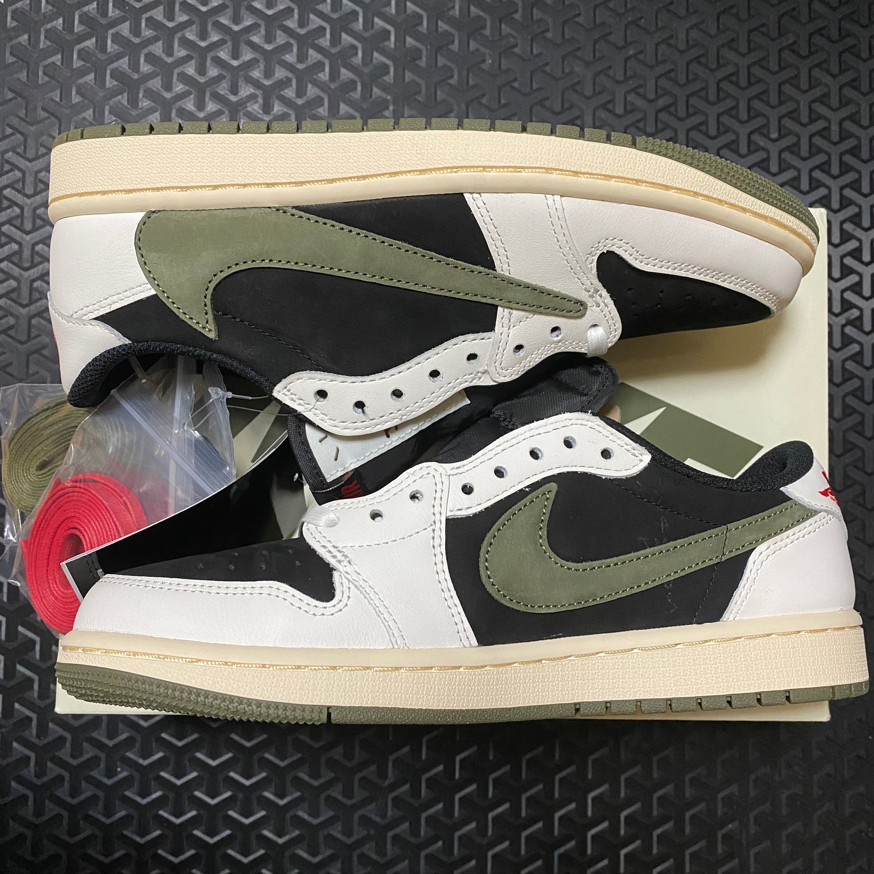 Travis Scott × Nike Women's Air Jordan 1 Low OG "Medium Olive"