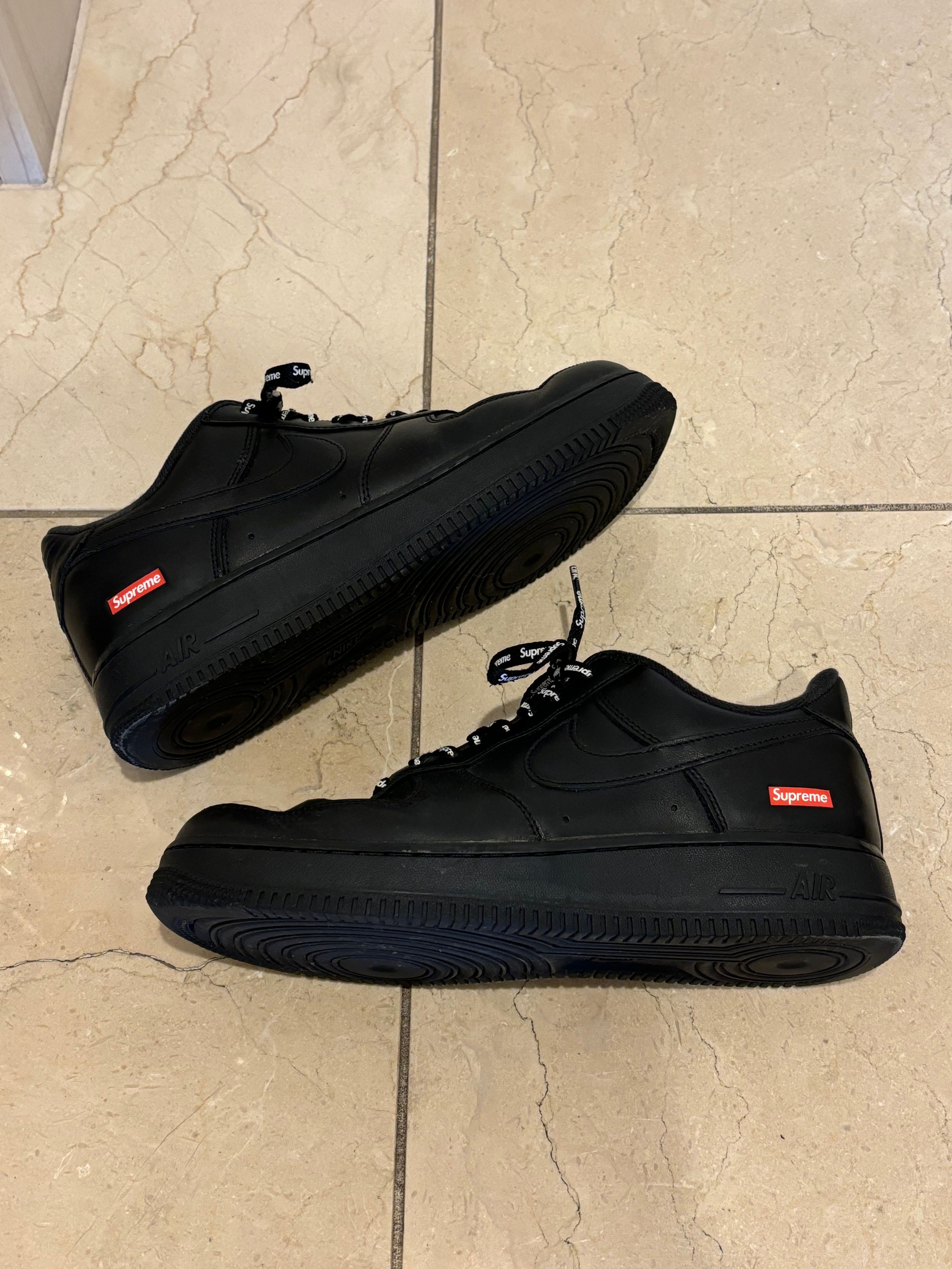 Supreme × Nike Air Force 1 Low "Black"