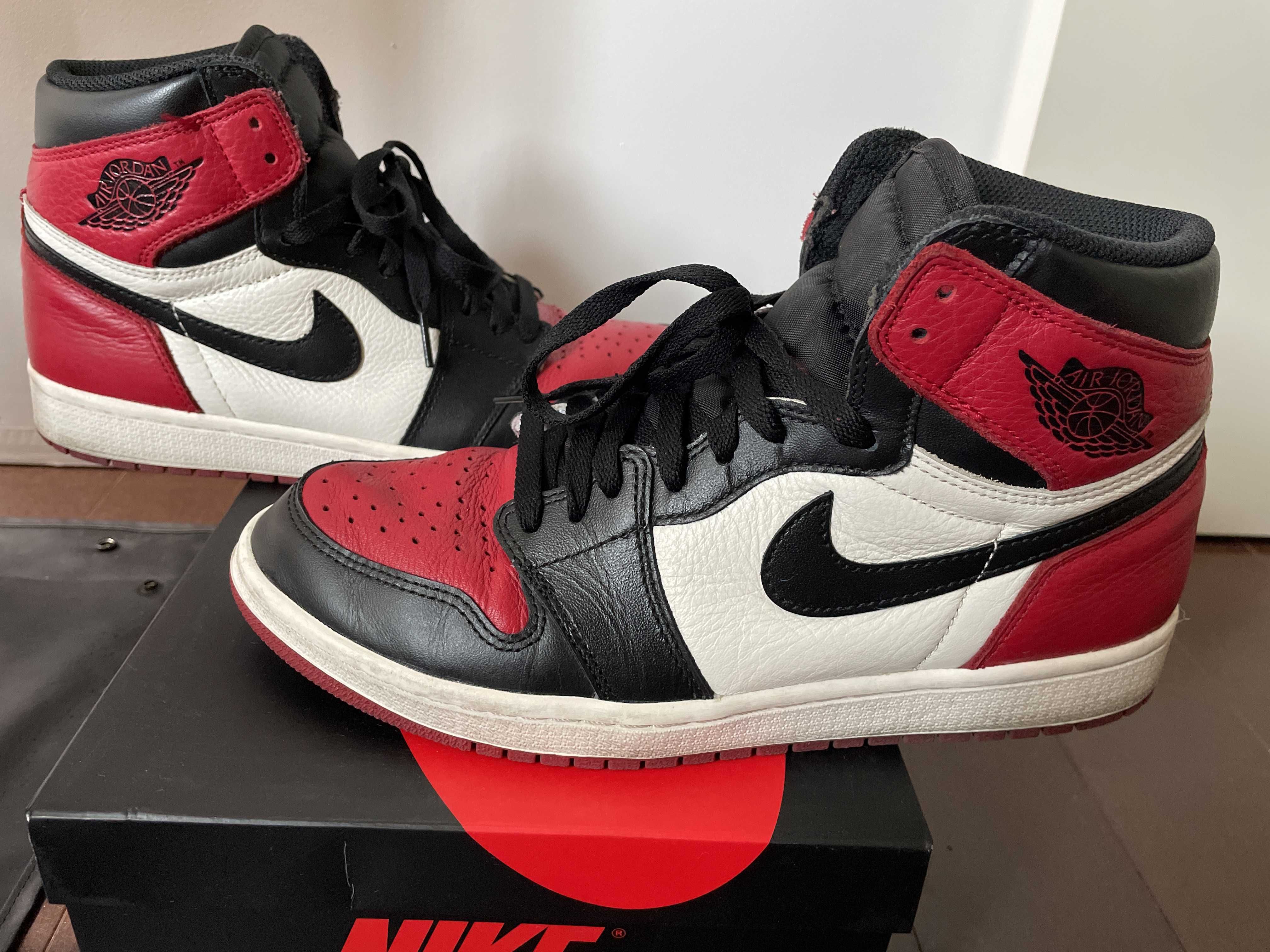 Nike Air Jordan 1 Retro High OG "Bred Toe"