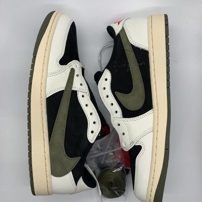 Travis Scott × Nike Women's Air Jordan 1 Low OG "Medium Olive"