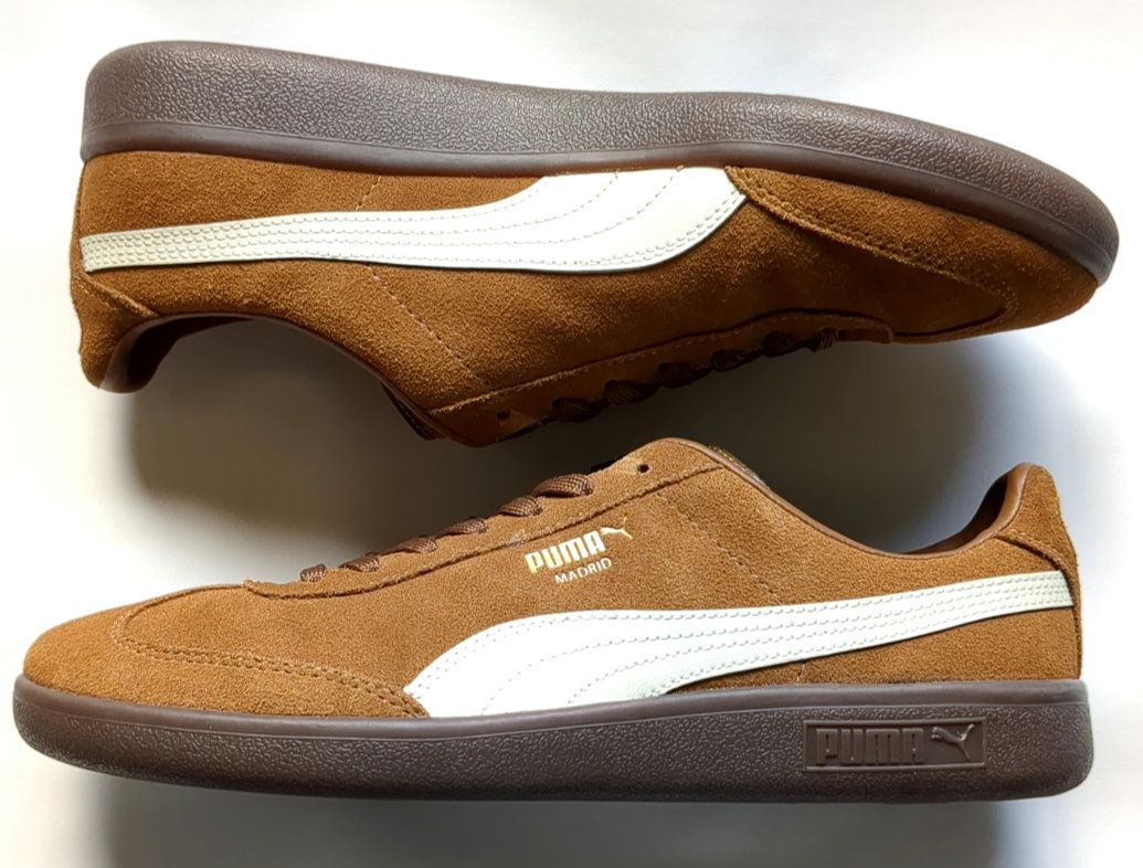 Puma Madrid SD "Partridge/Whisper White/Puma Team Gold"