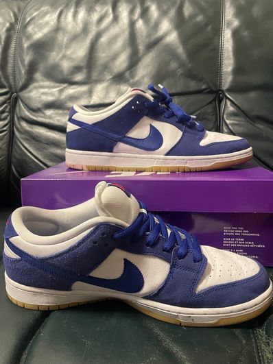 Nike SB Dunk Low "Los Angeles Dodgers/Deep Royal Blue"