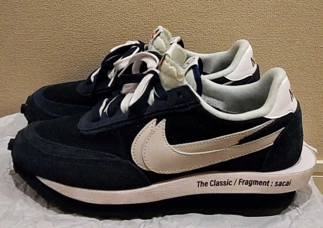 Fragment × sacai × Nike LD Waffle "Blackended Blue"