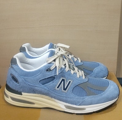 New Balance 991V2 Made in UK Grounded Pastels "Celestial Blue/Faded Denim/Moon Mist"