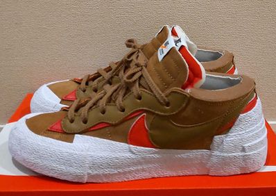 SACAI × NIKE BLAZER LOW "BRITISH TAN"