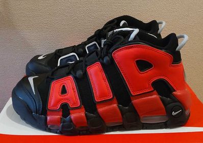 Nike Air More Uptempo '96 "Black and University Red"
