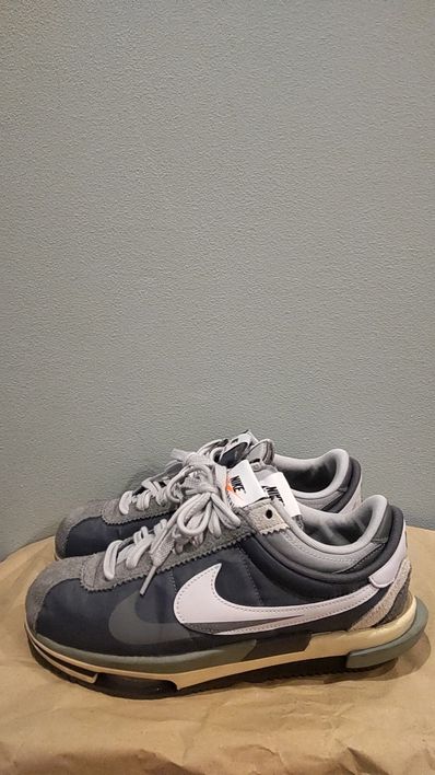 sacai × Nike Zoom Cortez "Iron Grey"