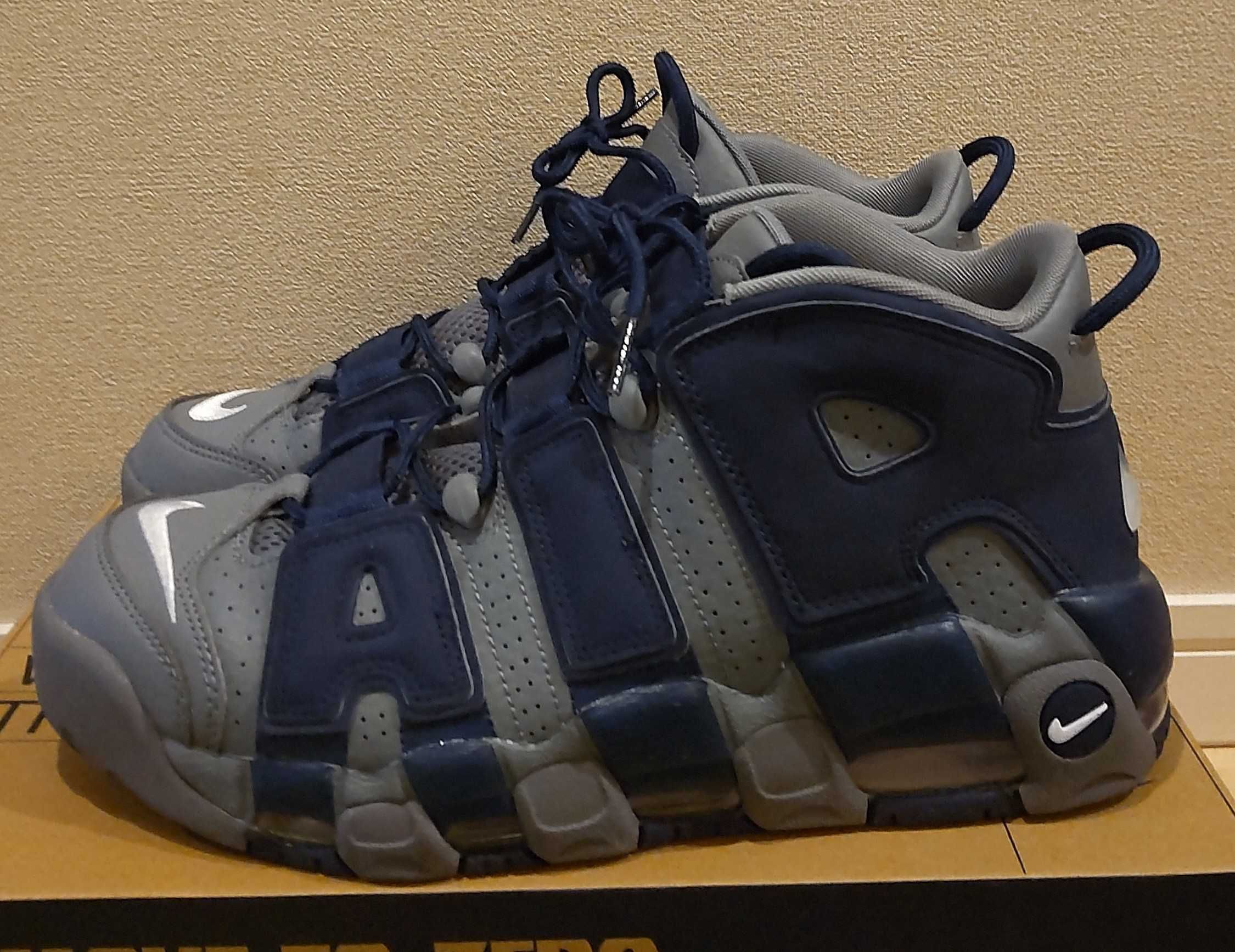 Nike Air More Uptempo '96 "Cool Grey/White/Midnight Navy"