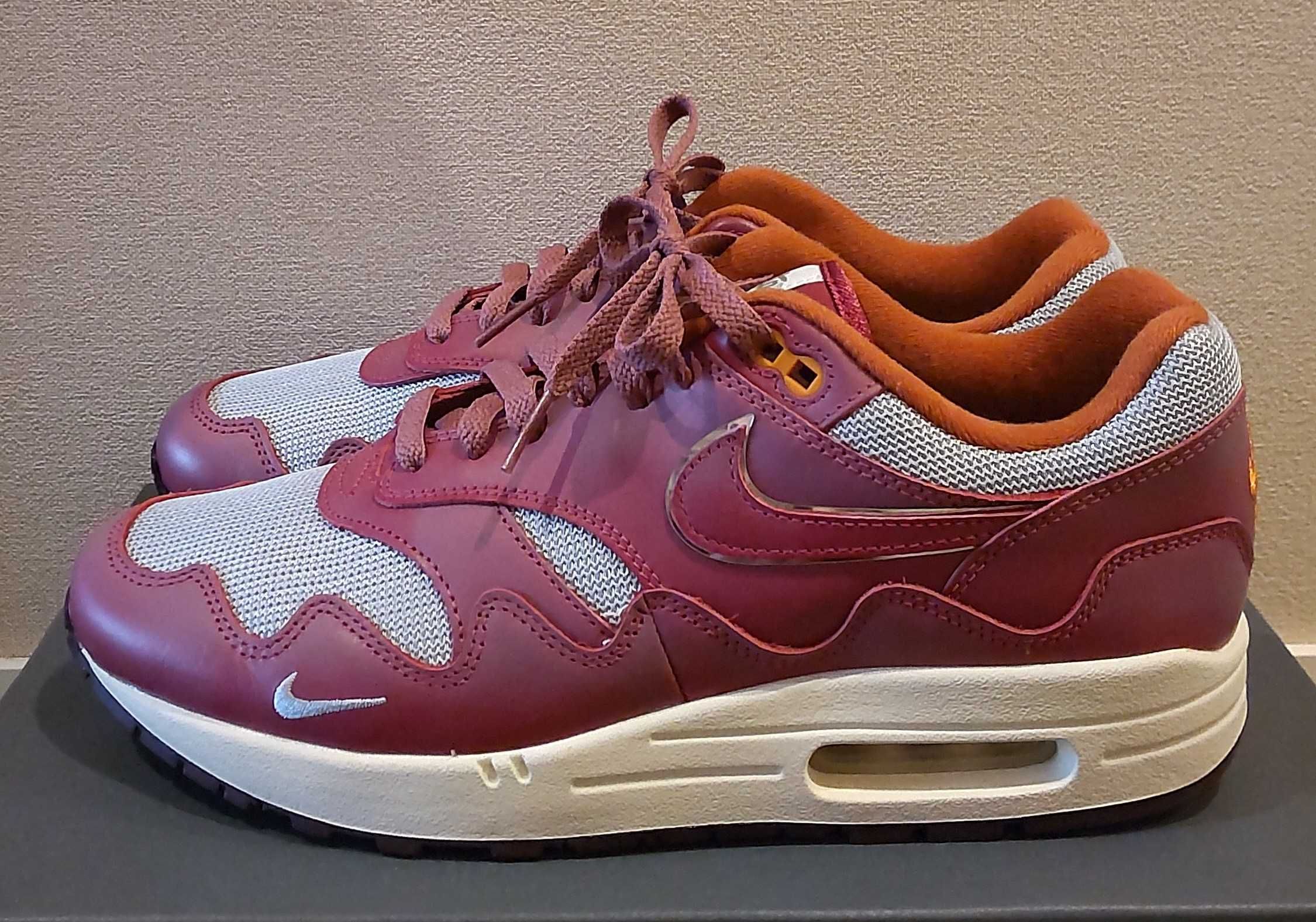 Patta × Nike Air Max 1 "Night Maroon"