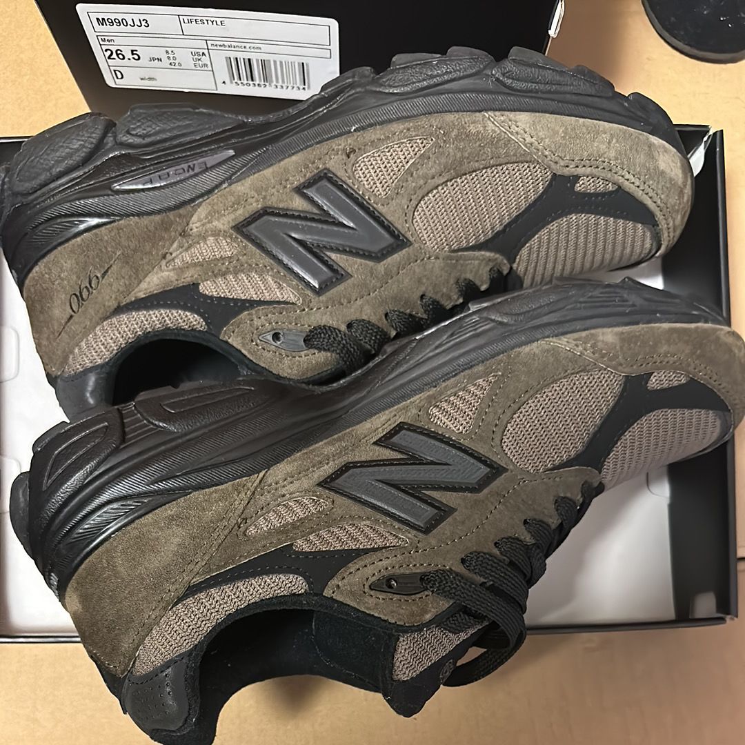 JJJJound × New Balance 990V3 "Slate Black"