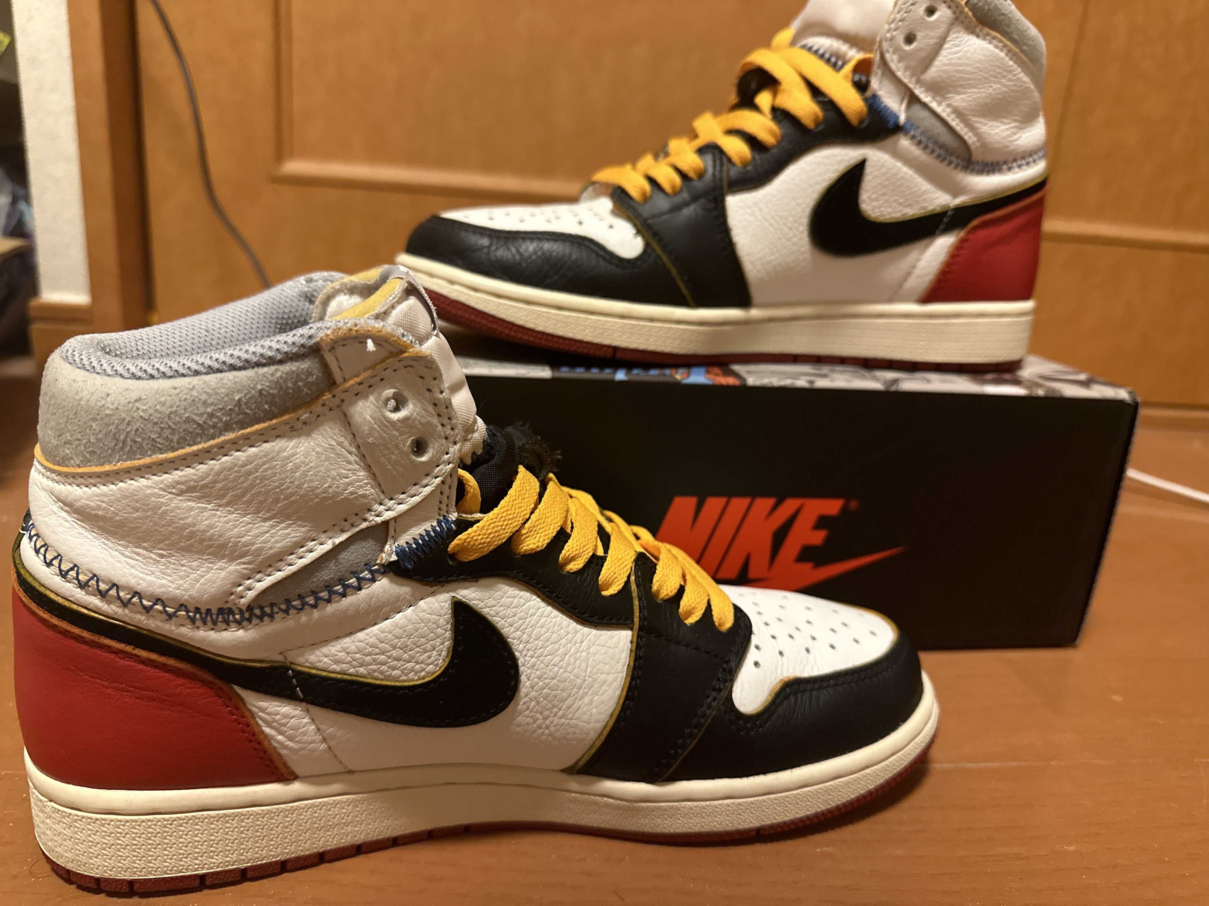 UNION × Nike Air Jordan 1 Retro High OG NRG "Varsity Red/Wolf Grey"