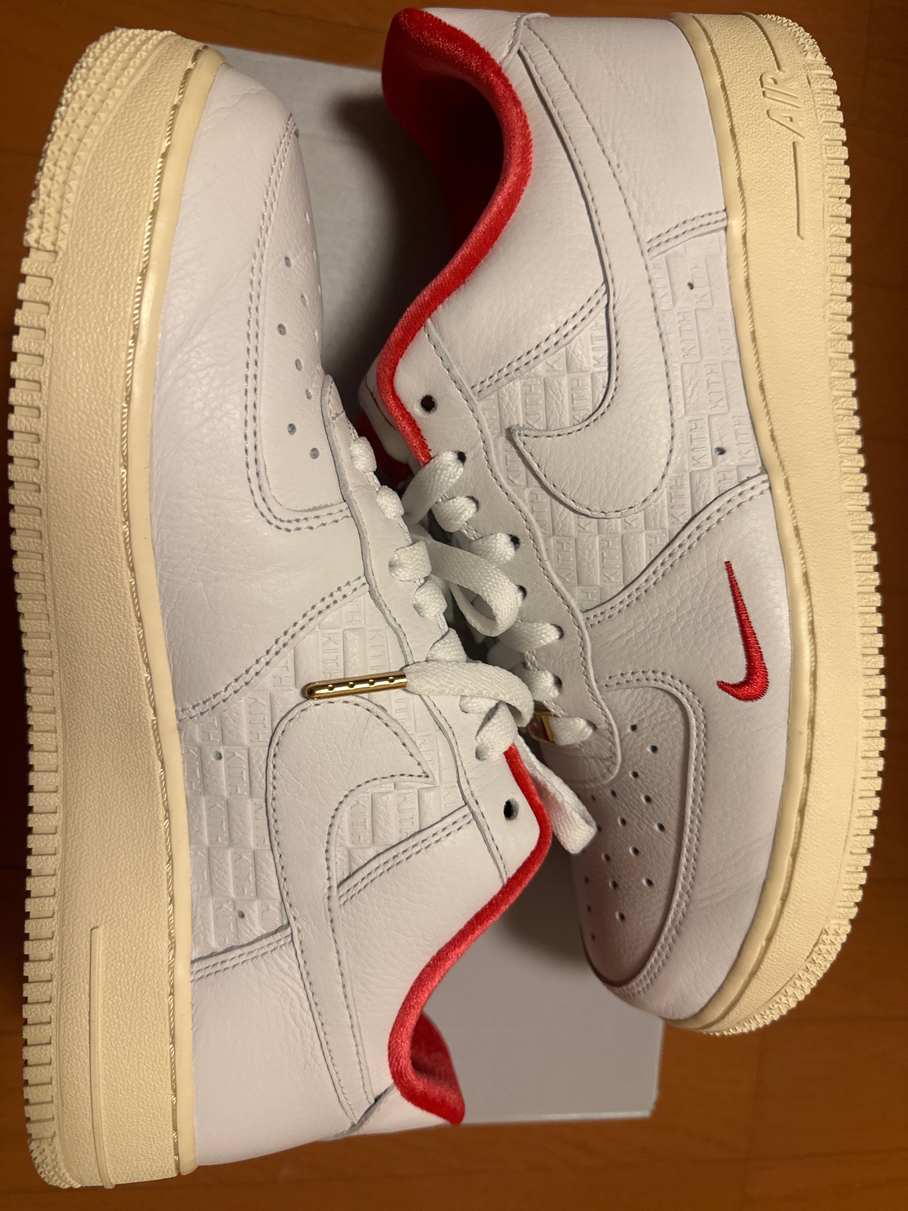 KITH × Nike Air Force 1 Low "White/Red"