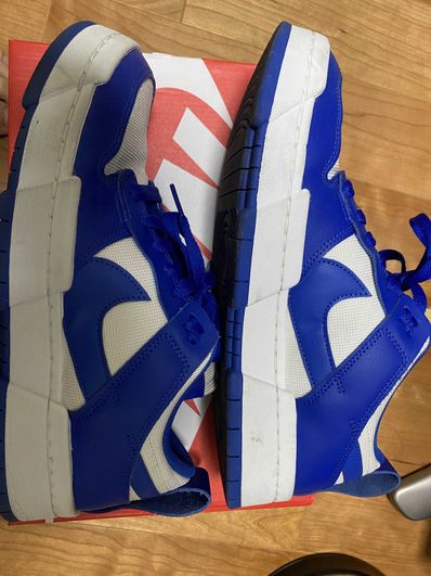 NIKE Women's DUNKED "WHITE/GAME ROYAL"