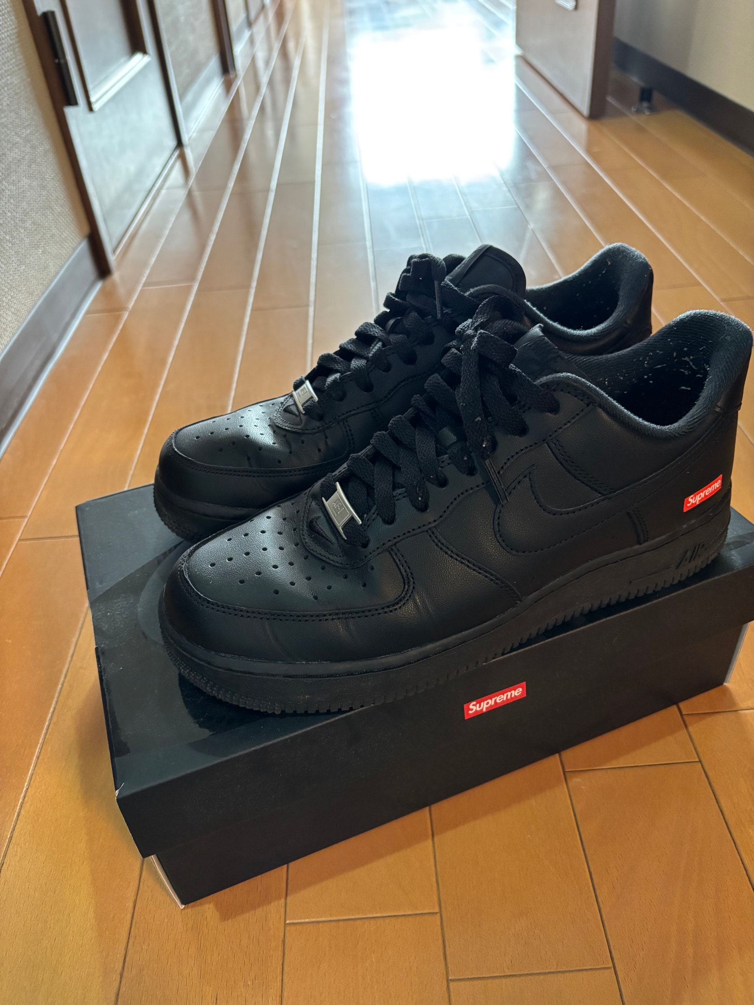 Supreme × Nike Air Force 1 Low "Black"