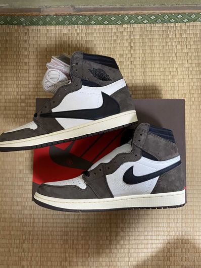 Travis Scott × Nike Air Jordan 1 Retro High OG TS SP "Sail/Dark Mocha"